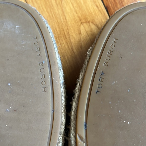 TORY BURCH denim blue leather espadrille flat - Picture 6 of 7